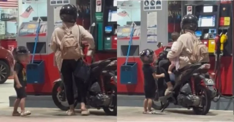 Kendong Bayi Naik Motorsikal Waktu Malam, Ramai Risau! Kendong Bayi Naik Motorsikal Waktu Malam, Ramai Risau!