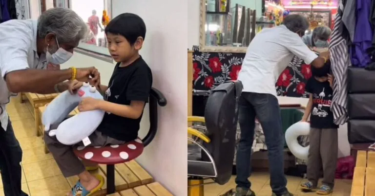 Baiknya Uncle Barber Layan Anak Autisme Baik, Ramai Puji! Baiknya Uncle Barber Layan Anak Autisme Baik, Ramai Puji!