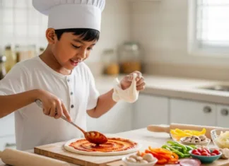 Chef Cilik Tunjuk Bakat, Jom DIY Roti Pizza Sendiri di Rumah!