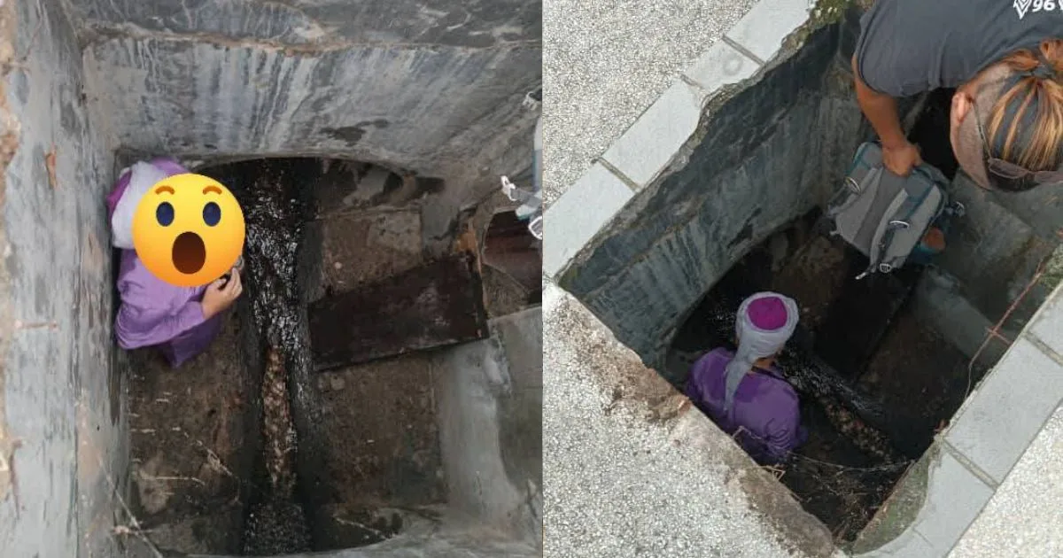 Budak Terjatuh Dalam Longkang Diselamatkan Rider Baik Hati!