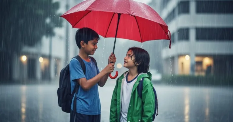 Buat Baik Tak Pernah Rugi, Kisah Payung Merah Aiman!