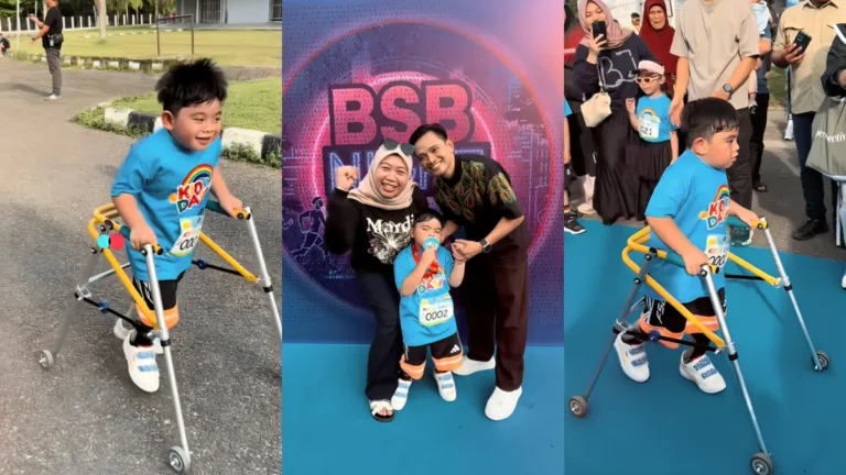 “Nak Lari Macam Dalam YouTube!" Zeeshan Hidap Cerebral Palsy Berjaya Habiskan Larian!