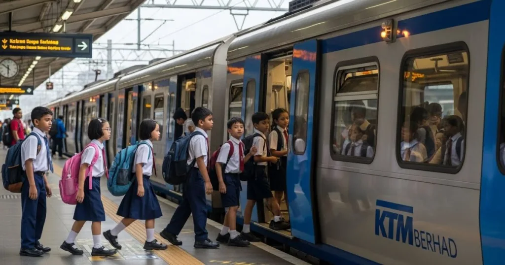 Kanak-Kanak, Pelajar & OKU Boleh Naik Tren PERCUMA Dengan Pas MyRailLife. Wow!